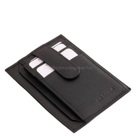 Valódi bőr kártyatartó La Scala 3188 fekete
