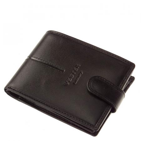 Pánská kožená peněženka Vester VCS09 / T-BLACK