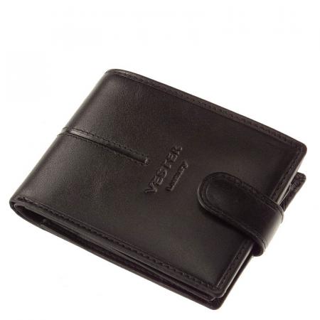 Portafoglio uomo in pelle Vester VCS563-BLACK