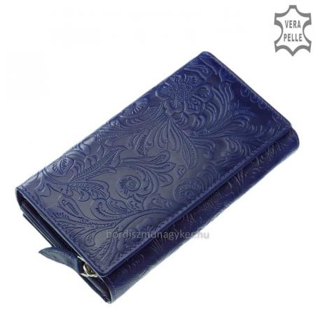Dámska vzorovaná peňaženka modrá Sylvia Belmonte IM04