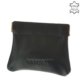 Leather change holder La Scala M-003 black