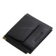 Leather dollar wallet with RFID protection black RG91