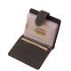 Herren-Kartenetui aus Leder mit Schalter GreenDeed schwarz GDI2038/T