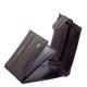 Usnjena moška denarnica s stikalom Giultieri GCS102/T črna