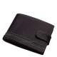 Leather men's wallet with switch Giultieri GCS1021/T black-grey
