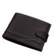 Leather men's wallet with switch Giultieri GCS1027/T black