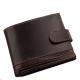 Kožená pánská peněženka s vypínačem Giultieri GCS1027/T černohnědá