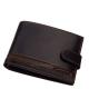 Kožená pánská peněženka s vypínačem Giultieri GCS1027/T černohnědá