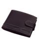 Usnjena moška denarnica s stikalom Giultieri GCS6002L/T črna