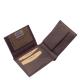 Usnjena moška denarnica s stikalom GreenDeed rjava AGD09/T