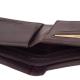 Usnjena moška denarnica s stikalom GreenDeed rjava AGD09/T