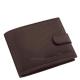 Portafoglio da uomo in pelle con interruttore GreenDeed marrone AGD1021/T