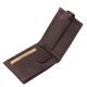 Portafoglio da uomo in pelle con interruttore GreenDeed marrone AGD1021/T