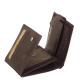 Portafoglio da uomo in pelle con interruttore GreenDeed marrone AGD1021/T