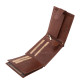 Portafoglio da uomo in pelle con chiusura a scatto GreenDeed marrone SGD1021/T