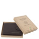 Leather men's wallet with switch GreenDeed black AFK08/T