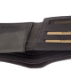 Kožni muški novčanik s preklopom GreenDeed crni AFK1027/T