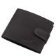 Bőr férfi pénztárca átkapcsolóval GreenDeed fekete AGD6002L/T