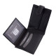 Usnjena moška denarnica v darilni škatli črna SCB09/T