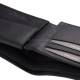 Skórzany portfel męski w pudełku prezentowym w kolorze czarnym SCB09/T