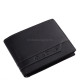 Skórzany portfel męski w pudełku prezentowym w kolorze czarnym SCB1021