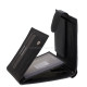 Portefeuille en cuir pour homme dans une boîte cadeau noir SCB1021/T