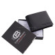 Usnjena moška denarnica v darilni škatli črna SCC1021