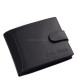 Skórzany portfel męski w pudełku prezentowym w kolorze czarnym SCC6002L/T