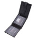 Leather men's wallet in gift box black SCC6002L/T