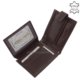 Bőr férfi pénztárca Giultieri SGV67A barna
