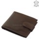 Leather men's wallet La Scala ANM09 / T brown