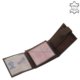 Skórzany portfel męski La Scala ANM6002L/T brązowy