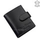 Leather card holder with switch Corvo Bianco Luxury COR2038/T black