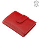 Leather card holder with switch La Scala DCO2038 / T red