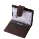 Leather card holder with switch La Scala H2039/T brown