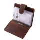 Porte-cartes en cuir avec interrupteur La Scala K2039/T marron