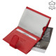 Leather card holder with switch La Scala TGN2038/T red