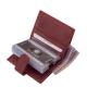Leren kaarthouder met schakelaar jachtleer La Scala Luxury LSH2038/T bordeaux