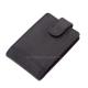 Porte-cartes en cuir avec interrupteur cuir de chasse La Scala Luxury LSH30809/T noir