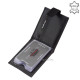 Kožený držiak na karty Corvo Bianco Luxury COR30809/T čierny