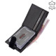 Kartenetui aus Leder Corvo Bianco Luxury COR30809/T schwarz