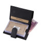 Leather card holder in gift box black GreenDeed REC2038/T