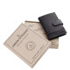 Porte-cartes en cuir dans une boîte cadeau noir GreenDeed REC2038/T