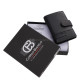 Leather card holder in gift box black SCB2038/T