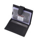 Leather card holder in gift box black SCC2038/T