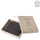 Leather card holder GreenDeed SGH30809/T black