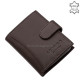 Porte-cartes en cuir avec protection RFID marron ACL2038/T