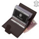 Porte-cartes en cuir avec protection RFID marron ACL2038/T