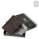 Leather card holder with RFID protection brown ACL2038/T