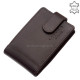 Suport card din piele cu protectie RFID maro ACL30809/T